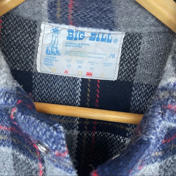 Vtg Big Bill Heavy Flannel - Picture 4 of 6